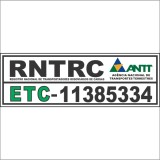 RNTRC - Registro nacional de transportadores rodoviários de cargas - ETC - 11385334